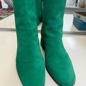 Maguire Peppermint Green Suede Women's Boots, Size 37